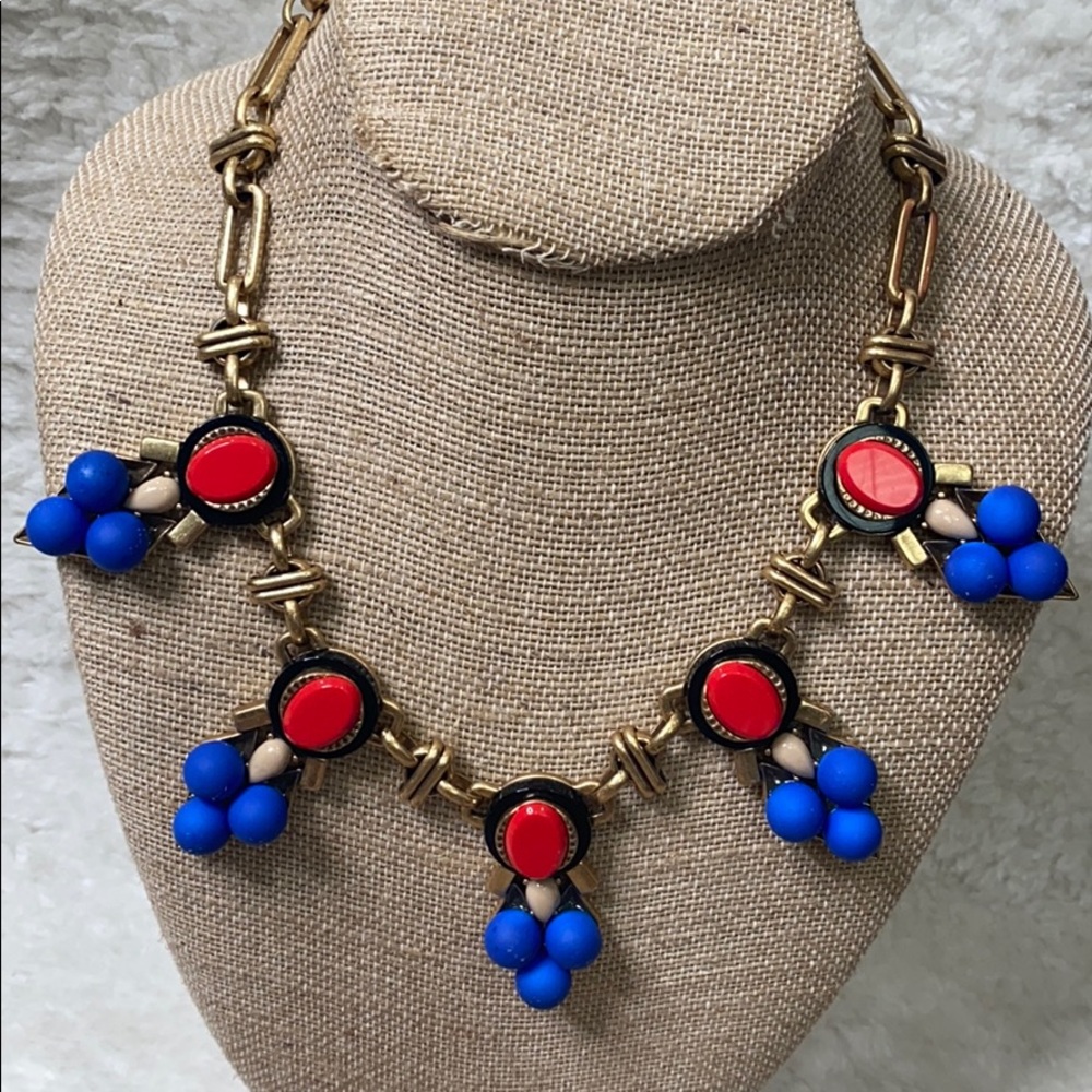 J. crew Enamel Statement Necklace
